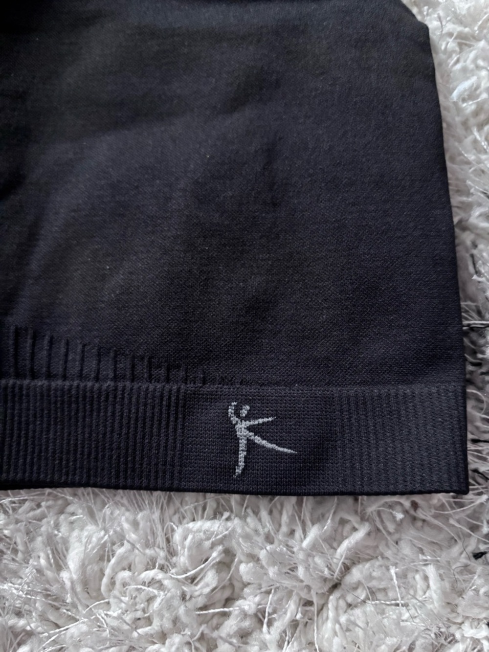 🔥Danskin Black Seam-Detail Racerback Sports Bra - Picture 3 of 4